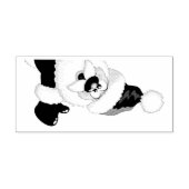 Briefmarke der Holzkunst/Weihnachtsmann Gummistempel (Prägung)