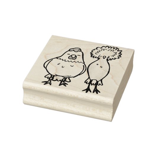 Briefmarke der Hühner Gummistempel (Stempel)