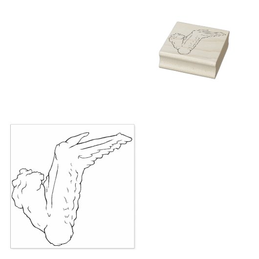 Briefmarke der Hühnerwaldkunst Gummistempel (Stempel)