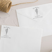 Briefmarke der individuelle Name-Selbstfarben-Rück Permastempel