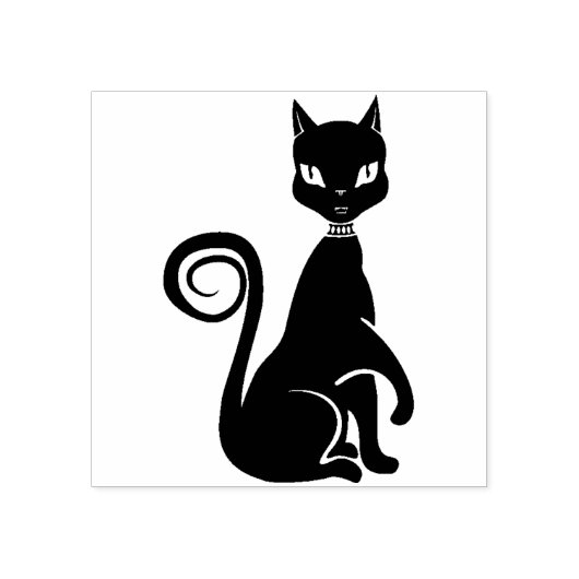 Briefmarke der Juwelenkatze Gummistempel (Prägung)