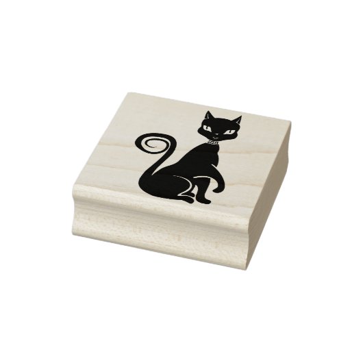 Briefmarke der Juwelenkatze Gummistempel (Stempel)