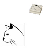 Briefmarke der Katzenbildhauerei Gummistempel (Stempel)