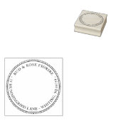 Briefmarke der Kolibris-Rücksendeadresse Gummistempel (Stempel)