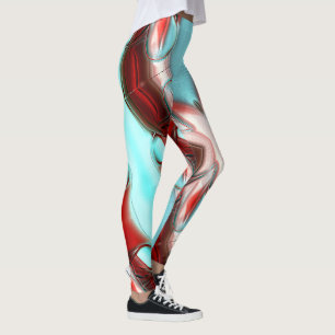 Briefmarke der Kristalllinien über die sandige Ber Leggings