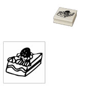 Briefmarke der Kuchenkunst Gummistempel (Stempel)