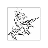 Briefmarke der legendären Drachenkunst Gummistempel (Prägung)