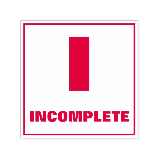 Briefmarke der Lehrerbewertung: I, UNVOLLSTÄNDIG Permastempel (Design)