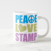 Briefmarke der Liebe Jumbo-Tasse (Rechts)