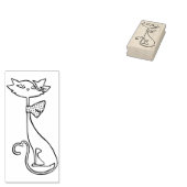 Briefmarke der Mode Cat Art Gummistempel (Stempel)