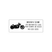 Briefmarke der Motorrad-Rücksendeadresse Permastempel (Design)