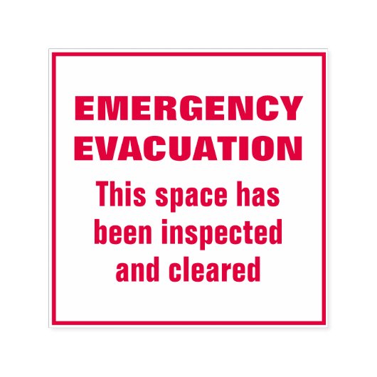 Briefmarke der Noträumung Permastempel (Design)