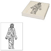 Briefmarke der offenen Arme Gummistempel (Stempel)