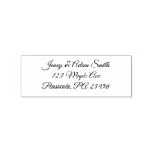 Briefmarke der personalisierten Adresse Gummistempel (Prägung)