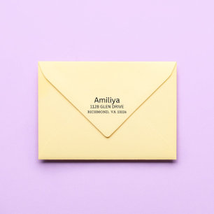 Briefmarke der personalisierten Holzkunst Gummistempel