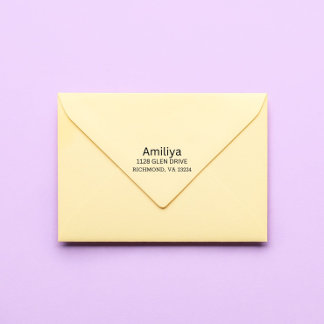 Briefmarke der personalisierten Holzkunst Gummistempel