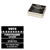 Briefmarke der politischen Kampagne Gummistempel (Stempel)