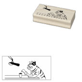 Briefmarke der Radiokatzenkatze Gummistempel (Stempel)