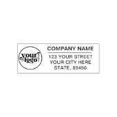 Briefmarke der Rücksendeadresse Permastempel (Design)