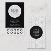 Briefmarke der Sakralgeometrie Treuekarte (Vorne/Hinten)