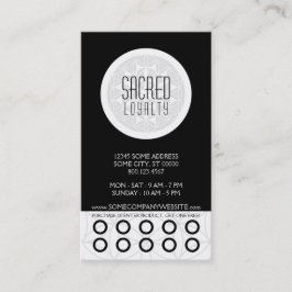 Briefmarke der Sakralgeometrie Treuekarte