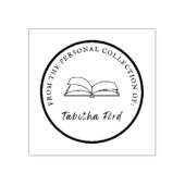 Briefmarke der Sammlung von persönlichen Bibliothe Gummistempel (Prägung)