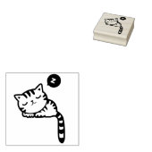 Briefmarke der schlafenden Kätzchen Gummistempel (Stempel)