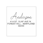 Briefmarke der Selbstfarbadresse - Geschenk für de Gummistempel (Prägung)