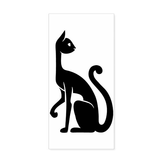 Briefmarke der siamesischen Katzenkunst Gummistempel (Prägung)