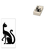 Briefmarke der siamesischen Katzenkunst Gummistempel (Stempel)