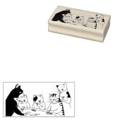 Briefmarke der Spielnachtskunst Gummistempel (Stempel)