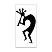 Briefmarke der Stammesflötenspieler Gummistempel (Prägung)