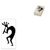 Briefmarke der Stammesflötenspieler Gummistempel (Stempel)