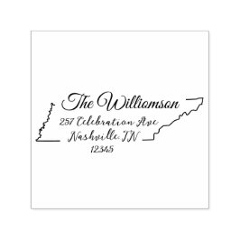 Briefmarke der Tennessee-Rücksendeadresse Permastempel