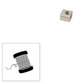 Briefmarke der Thread Art Gummistempel (Stempel)