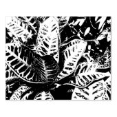 Briefmarke der tropischen Croton-Pflanze Gummistempel (Prägung)