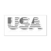 BRIEFMARKE der USA-Flagge Gummistempel (Prägung)