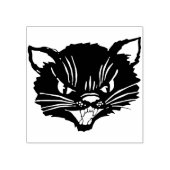 Briefmarke der verrückten Katze Gummistempel (Prägung)