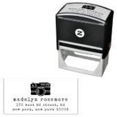 Briefmarke der Vintagen Rücksendeadresse Permastempel (Beispiel)