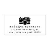 Briefmarke der Vintagen Rücksendeadresse Permastempel (Design)