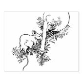 Briefmarke der Weihnachtsmäuse Gummistempel (Prägung)