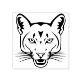 Briefmarke der wilden Katze Gummistempel (Prägung)