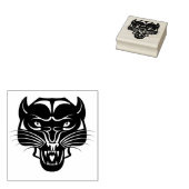 Briefmarke der wilden Katze Gummistempel (Stempel)