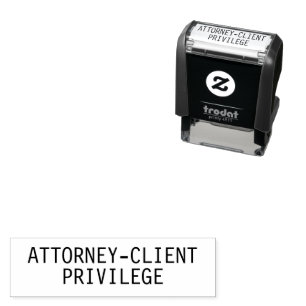 Briefmarke des Anwalts-Klienten-Privilegiums Permastempel