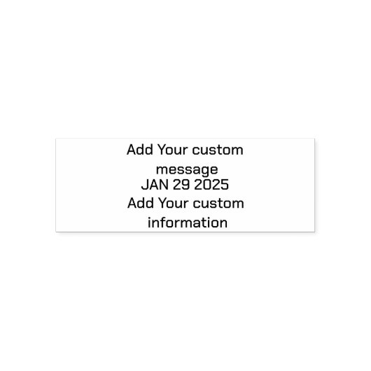 Briefmarke des benutzerdefinierten Datums Permastempel (Design)