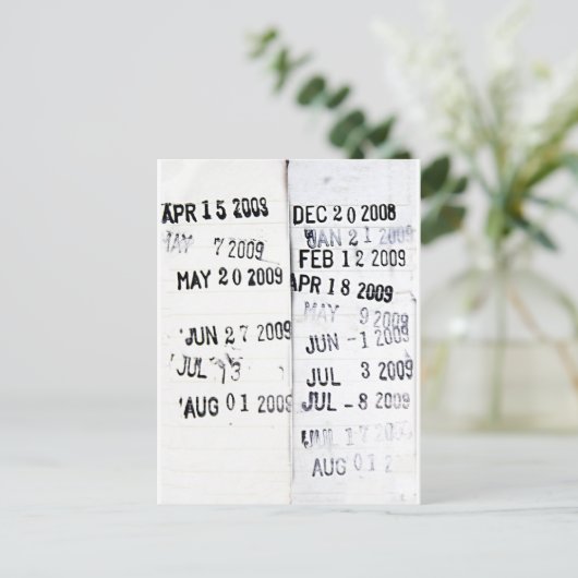 Briefmarke des Bibliotheksdatums Postkarte (Stehend Vorderseite)