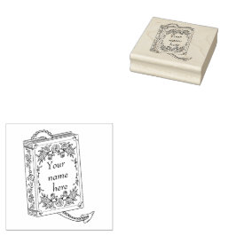 Briefmarke des Buchdrachenbuchs Gummistempel