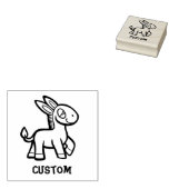 Briefmarke des Burrito Donkey-Lehrers Gummistempel (Stempel)