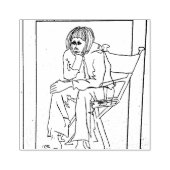 Briefmarke des Direktors Gummistempel (Prägung)