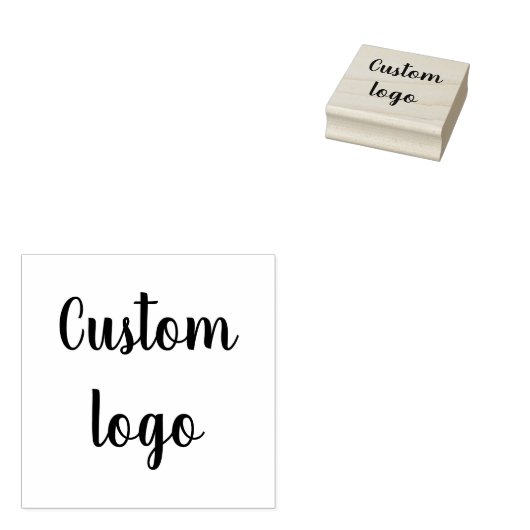 Briefmarke des eigenen Logos, Briefmarke für Paket Gummistempel (Stempel)